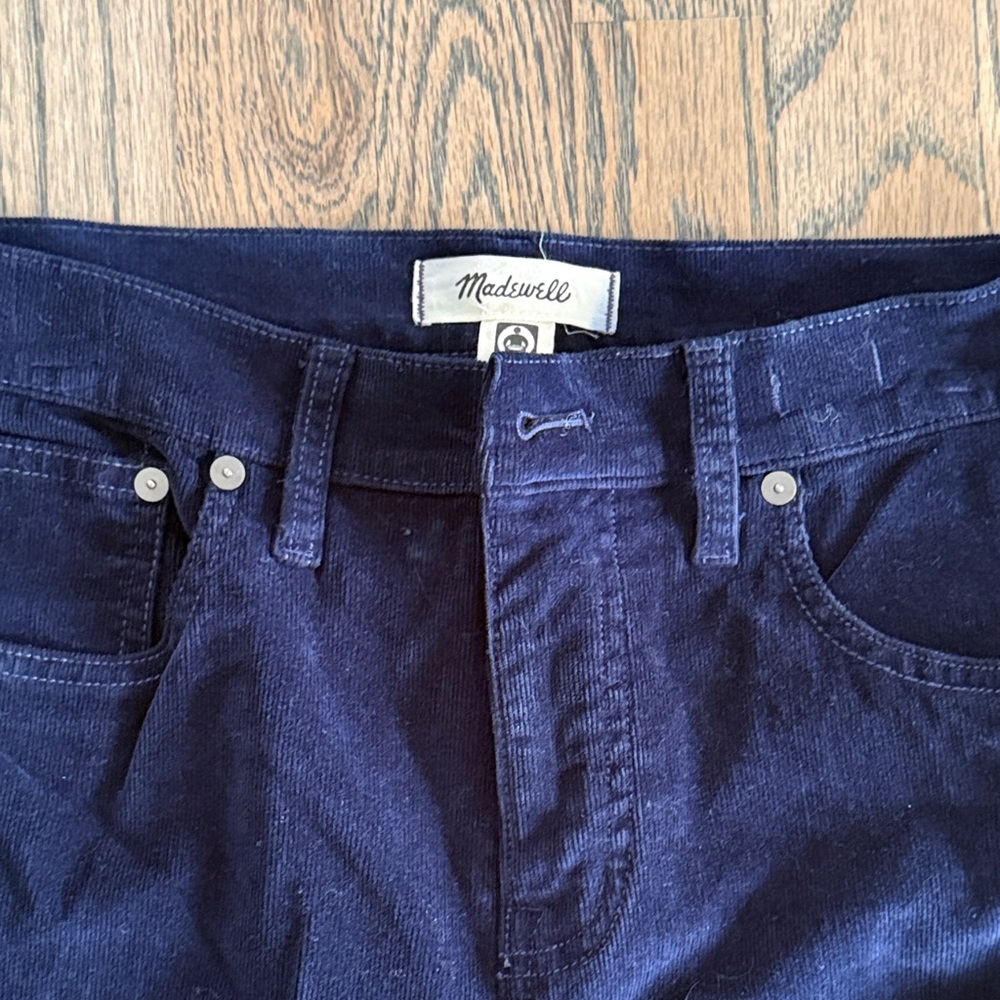Madewell Navy Corduroy Pants Size 29
